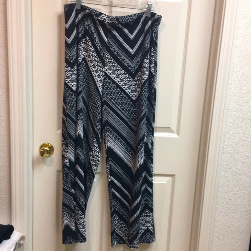Wide Legged Silky Pants